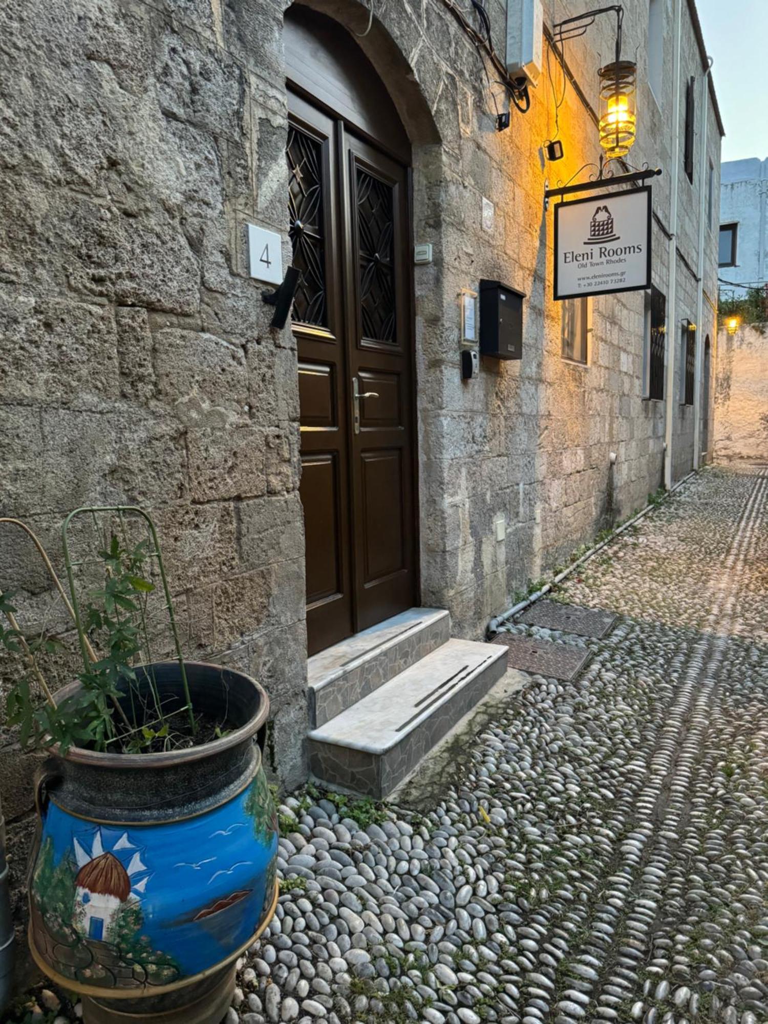 Eleni Rooms Rhodes City Exterior foto